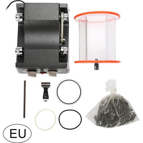 Nettoyeur Polisseur Rotatif pour Bijoux KT-6808, Machine de Polissage Perles, Équipement de Finition avec Prise UE, 110V (1/5)