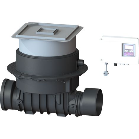 - Système anti-refoulement Ecolift DN 200, plaque de base, carrelable