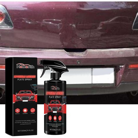 Concealed License Plate Spray - Practical Car Spray for Clear Coating and Concealment Protection - 120ml -- BIEMMEDUE (1/5)