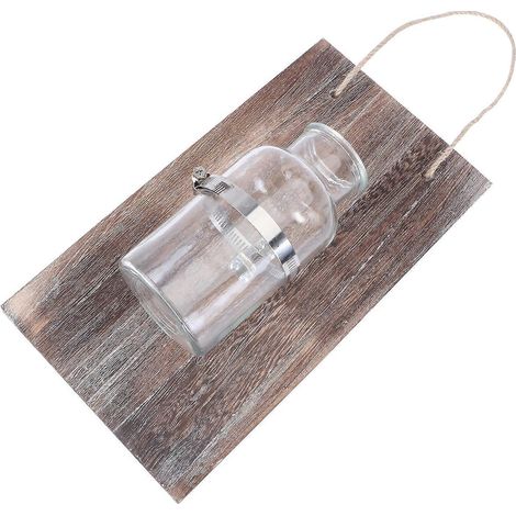 Support mural pour fleurs, jardinière suspendue créative, rectangulaire, 1 pièce (1/5)