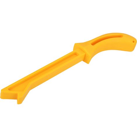 Poussoir de sécurité pour scies à bois, jaune, pour machines à menuiserie et fraiseuses (1/5)