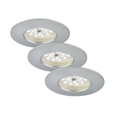 BRILONER- SET 3 FARETTI DA INCASSO 3X5W400LM FISSO IP44 (1/4)