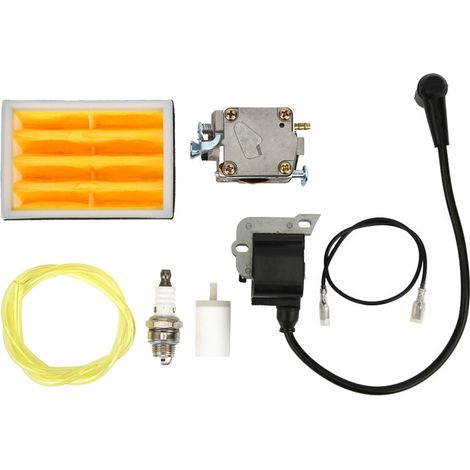 Kit de reemplazo de filtro de aire y combustible, bobina de encendido del carburador adecuada para repuestos de motosierra Husqvarna 268 272 XP (1/5)