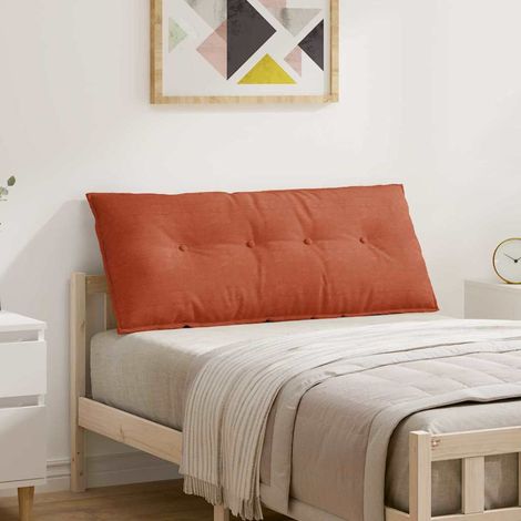 Rückenkissen Rot-Orange 120 x 50 cm Cordstoff (1/5)