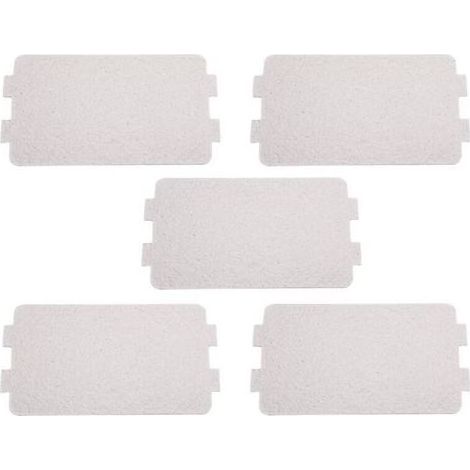 Plaques de Mica pour Four Micro-ondes - Lot de 5 Feuilles Universelles Résistantes à la Chaleur, Idéales pour Cuisine Professionnelle et Bureaux (1/5)
