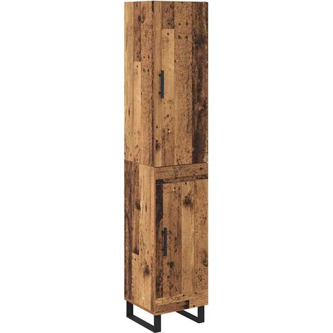 Maison Exclusive - Alacena Madera Vieja 34,5 x 34 x 180 cm Madera