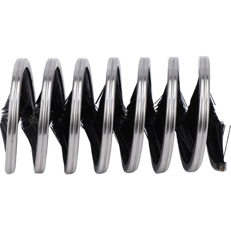 Brosse de nettoyage de corde, spirale en Nylon, ressort en acier inoxydable, cordon tout rond à 360 degrés pour cordes d'escalade, cordes à linge 10cm (1/5)