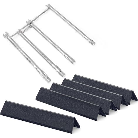 Brûleur en acier inoxydable de 45,3 cm et barre de flavoriseur de 38,9 cm, pièces de rechange pour Spirit 310, 320, 330, 335 (2013-Current), Spirit II E-310 S-310 Serie (avec boutons de (1/5)