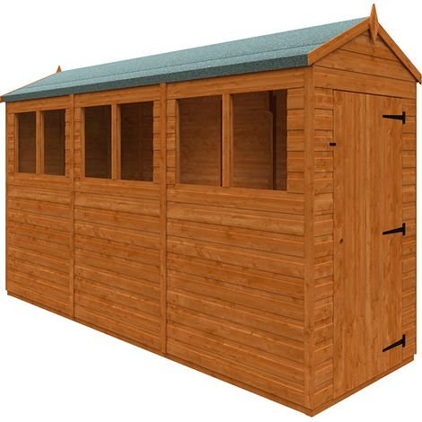 12 x 4 Feet Flex Apex 12mm Flex - Solid Wood/Softwood/Pine - L353.8 x W115 x H209 cm - Burnt Orange