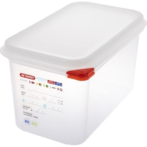 Boîte alimentaire 4,3 L - Araven GN 1/4 - Lot de 4 (1/5)