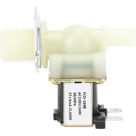 Électrovanne 1/2 pouce 220V, arrivée 1 voie en plastique pour maison, 0,02-0,8 Mpa, guidage interne (1/5)