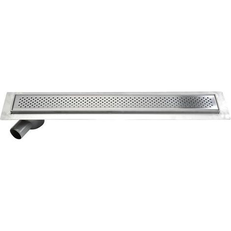 Aqualine - Caniveau avec grille 76x14x9 cm, acier inoxydable 2705-80 (1/2)