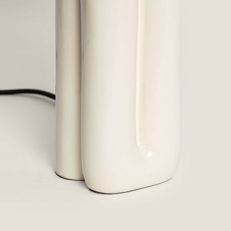 Lámpara de Mesa Cerámica Vero Blanco 510 mm (1/4)