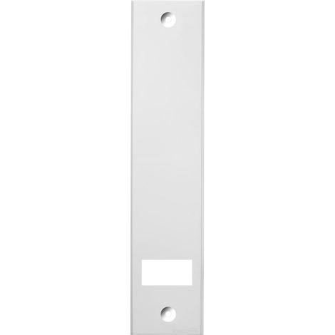 Couvercle pour enrouleur de sangle volet roulant à encastrer, espacement des trous de 260 mm, blanc (1/3)
