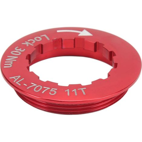 Verrou de cassette CANSUCC en aluminium pour pignon de vélo, couvercle de fixation léger, compatible VTT et vélo de route, pièce de rechange robuste (1/5)