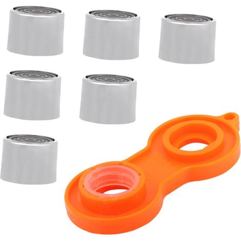 7 pièces Filtre Robinet avec Clé Mousseur Aérateur (1/5)