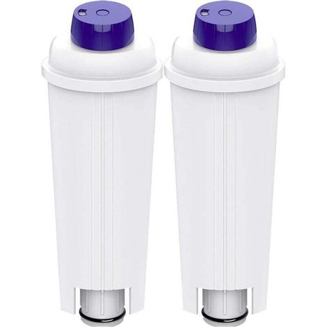 Set di 2 filtri per l'acqua per macchine da caffè DeLonghi DLSC002 per le serie De'Longhi ECAM, ETAM, EC, BC