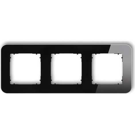 Karlik ICON dreifach Rahmen schwarz minimalistisch modern