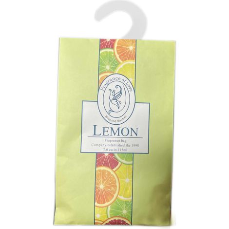 Sachet de fleurs séchées parfumées à suspendre dans la voiture ou à ranger dans une armoire ou un placard - Sachet d'aromathérapie pour la maison - Citron (1/5)