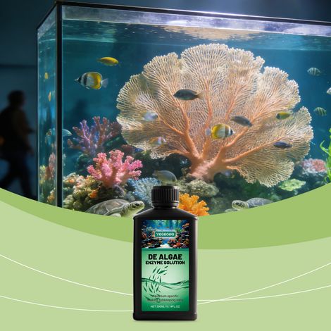Pflegelösung für Aquarien, geeignet für Süßwasseraquarien, zur Reinigung und Erhaltung von klarem und frischem Wasser. Tägliche Pflegelösung – 300 ml -- DTEKGAZ (1/5)
