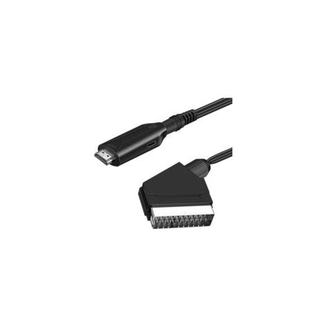 Adaptateur audio-vidéo XVX Scart vers HDMI pour TVHD/DVD/décodeurs/PS3/PAL/NTSC - Convertisseur Starlight THSINDE