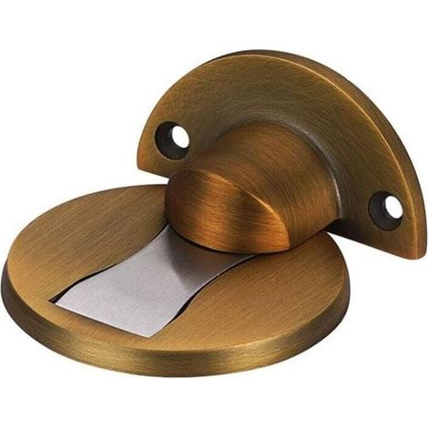 Butée de Porte Magnétique en Acier Inoxydable 304, Support de Porte de Bureau de Restaurant d'hôtel à la Maison Door Stop-Laiton Jaune,-- (1/5)