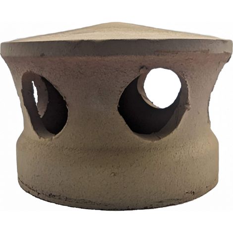 Lanterne rose-noir Chapeau Ventilation tuile douille Passage d 150 mm (1/4)
