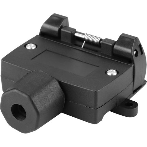Connecteur 7 broches plastique pour remorque semi-remorque, prise femelle adaptateur câblage, fiche universelle (1/5)