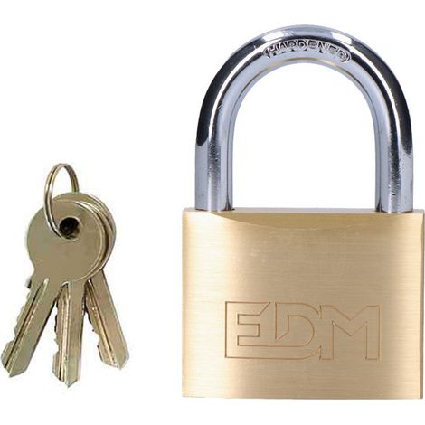 Cadenas Laiton Arc Normale 60x36mm Blister Edm (1/2)