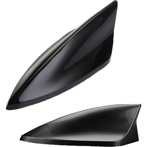 Shark Antenna, Shark Fin Antenna, Car Antenna, Universal Car Antenna, FM/AM Antenna, Made of ABS, Improved Signal, Waterproof and Dustproof (Black)