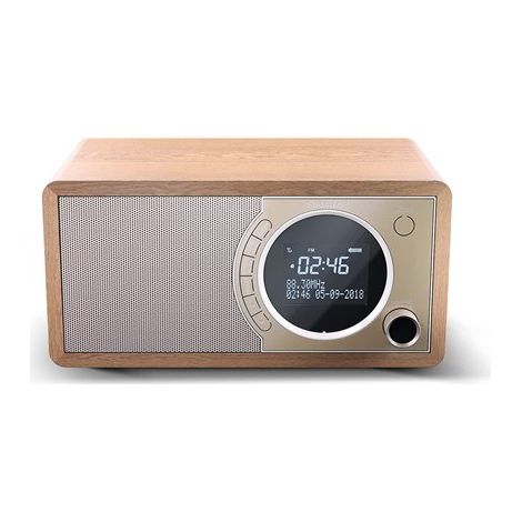 Sharp DR-450(BR) Digitalradio, FM/DAB/DAB+, Bluetooth 4.2, Alarmfunktion, Braun Scharf Digitalradio DR-450(BR) Braun (1/5)