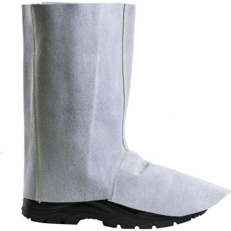 Guêtres de soudure en cuir croûte de vachette 30 cm avec attache velcro - Pack de 50 - Coverguard