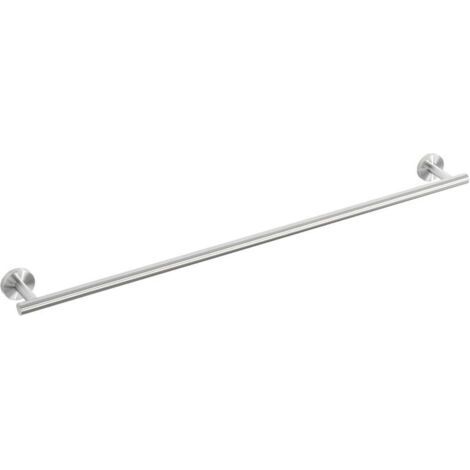 80CM Wall-Mounted Bathroom Towel Rack, Sturdy SUS304 Stainless Steel Towel Holder for Kitchen, Wardrobe, Hallway, Brushed (1/4)
