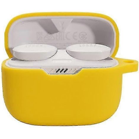 Étui de protection anti-chute avec boucle anti-perte pour écouteurs Bluetooth JBL TUNE 130NC-Yellow (1/5)
