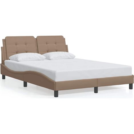 Maison Exclusive - Giroletto senza Materasso Zadar Cappuccino 120x200 cm in Similpelle (1/5)