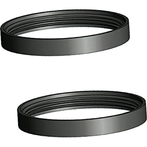 Monmobilierdesign – Lot de 2 joints en silicone ∅ 80 mm – Résistant à la chaleur jusqu'à 200 °C – Pour poêles à pellets et à granules (1/2)