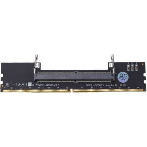 Carte adaptateur DDR5 U-DIMM vers SO RVS, convertisseur de mémoire pour ordinateur portable, pour la réparation et l'entretien des ordinateurs (1/5)