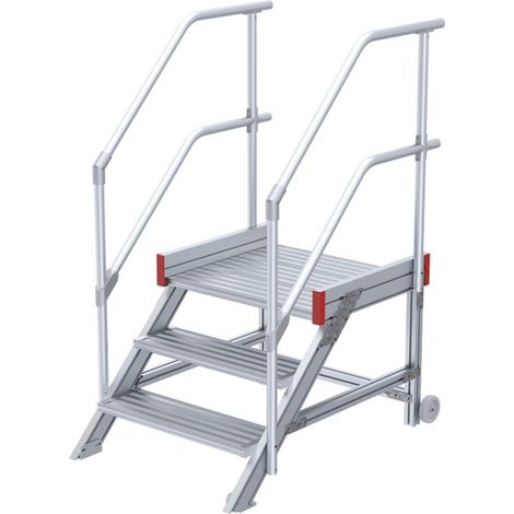 Euroline 514 Anstieg 45° 600mm Stufenbreite 3 Stufen Alu gerieft