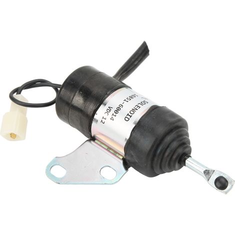 12-V-Kraftstoffabsperrventil aus Aluminiumlegierung, Motorstopp-Magnetventil für Kubota RTV900T, RTV900R, B7410D, BX1500D (1/5)