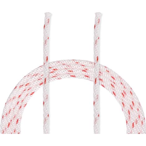 Cordon de lanceur à rappel automatique Sourcing Map, diamètre 4 mm, 5 m (16,4 pi), en polyester,