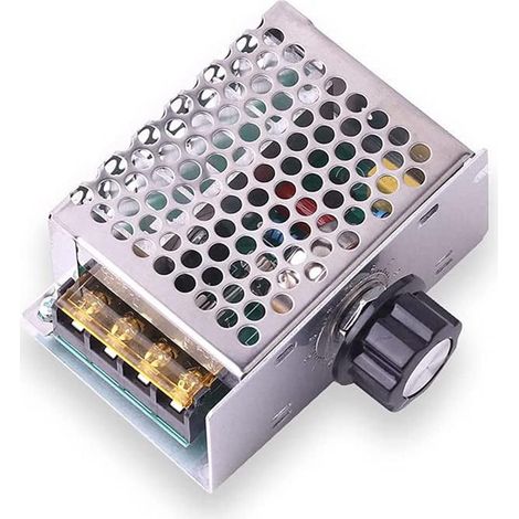 (220VAC 4000W)Moteur Thermostat Contrôleur Régulateur de Tension Electronique AC SCR Contrôle de Vitesse Puissance Régulateur de Chaleur Gouverneur Gradateur Thyristor Haute Puissance
