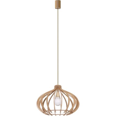 Hängelampe Modern in Holz Optik
