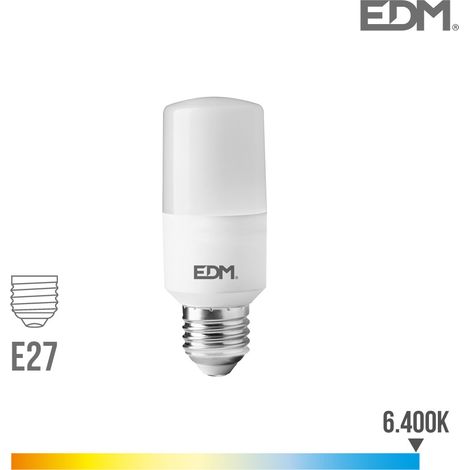 edm LED-Röhrenlampe Weiß 10W E27 6400K