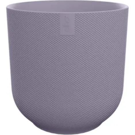 Pot Round Cache-pot Rond en Plastique Lavande Lilas - D23cm x H21cm - PANGIVO