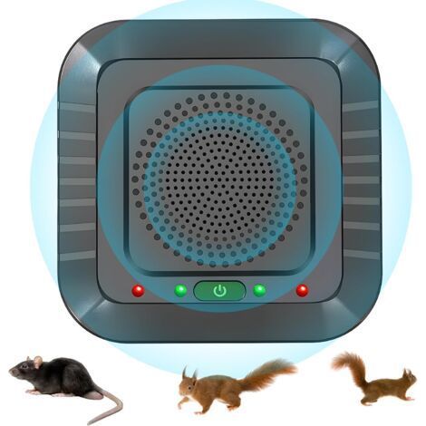 Répulsif à ultrasons, couverture ultrasonique à 360° pour repousser les rongeurs et les oiseaux, appareil répulsif silencieux à haute fréquence (1/5)