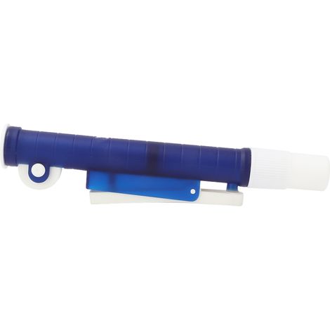 Pompe de remplissage pour pipettes jetables en plastique et en verre 2 ml bleue (1/5)