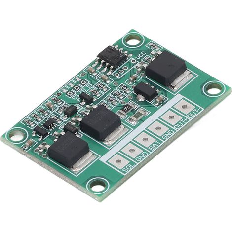 Carte de contrôle de circuit pour lampe solaire, compatible batterie lithium 3,7V, LiFePO4 3,2V et batteries plomb-acide 6V/12V, régulateur de charge intelligent pour éclairage extérieur. (1/5)