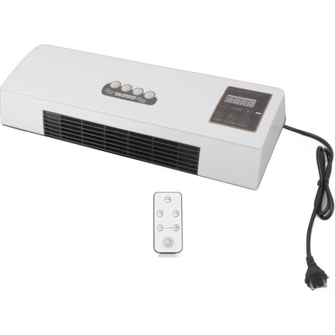 Sjlerst – Climatiseur mural 1800W avec chauffage PTC – Télécommande incluse – Modes air froid/chaud – Compact 55x18,8x11,8cm – 220V (1/5)