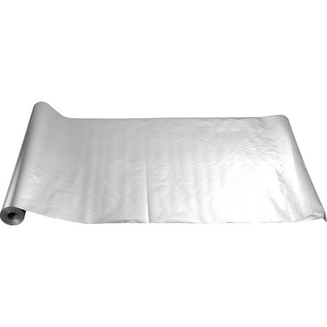Mophorn Rotolo Isolante Riflettente Doppio, Barriera Radiante in Tessuto Non Perforato, Spessore 0,15 mm, 38,1 mx 1,22 m, Scudo Termico Riflettente in Alluminio Bifacciale per Tetti e Finestre (1/5)
