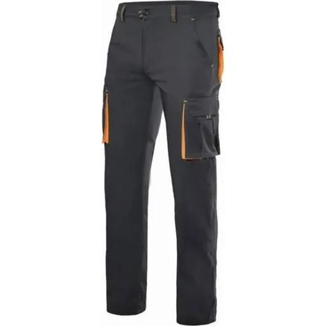 Pantaloni da lavoro Velilla bicolor stretch tasche multiple vita elastica